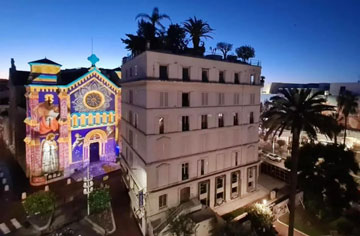 EX.CO Cannes HQ night view